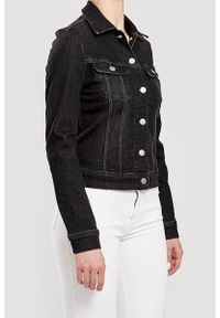 Lee - LEE SLIM RIDER DAMSKA KURTKA JEANSOWA BLACK ORRICK L541DWJN 112112643. Materiał: jeans #4