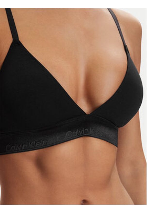 Calvin Klein Underwear Biustonosz braletka LV00QF8825 Czarny. Kolor: czarny. Materiał: bawełna