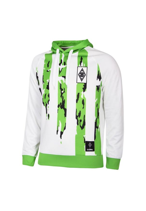 COPA FOOTBALL - Bluza z kapturem Borussia Mönchengladbach 1995 Niebieski. Typ kołnierza: kaptur. Kolor: biały