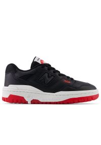 Buty New Balance GSB550KB - czarne. Okazja: na co dzień. Kolor: czarny. Materiał: zamsz, materiał, syntetyk, guma. Szerokość cholewki: normalna. Sport: koszykówka