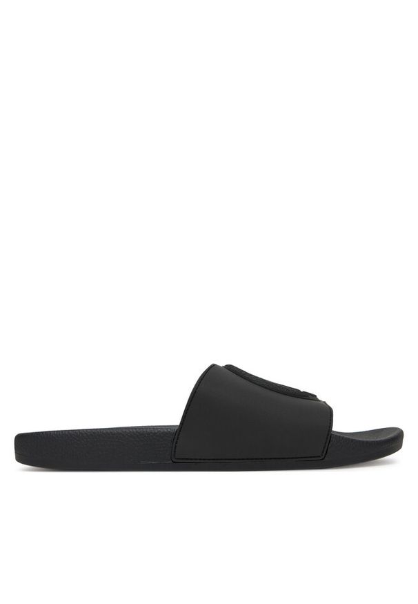 Klapki Just Cavalli. Kolor: czarny
