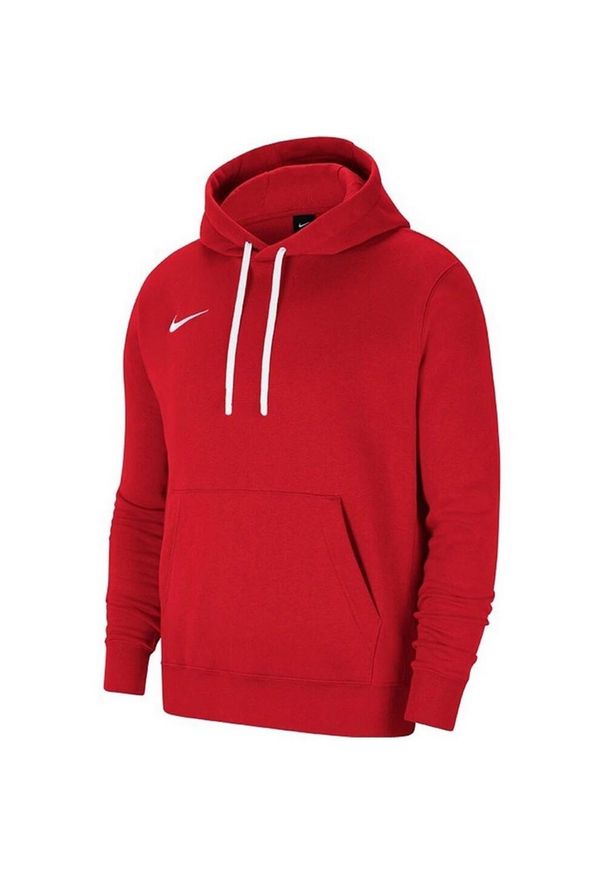 Nike - Damska Bluza Z Kapturem Park 20 Raglan. Typ kołnierza: kaptur. Kolor: czerwony. Długość rękawa: raglanowy rękaw
