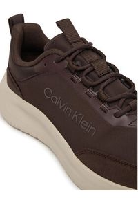 Calvin Klein Sneakersy Light Eva Runner Nyl-Sue HW0HW03149 Brązowy. Kolor: brązowy. Materiał: materiał #4