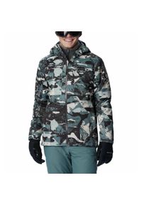 columbia - Kurtka Zimowa Narciarska Męska Columbia Timberturner II Jacket. Kolor: zielony, szary, wielokolorowy. Sezon: zima. Sport: narciarstwo #1