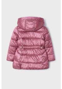 Mayoral kurtka dziecięca kolor różowy. Okazja: na co dzień. Typ kołnierza: kaptur. Kolor: różowy. Materiał: poliester. Styl: casual #3