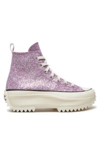 Converse Trampki Run Star Hike Platform Glitter A10096C Różowy. Kolor: różowy. Materiał: materiał, syntetyk. Obcas: na platformie #1