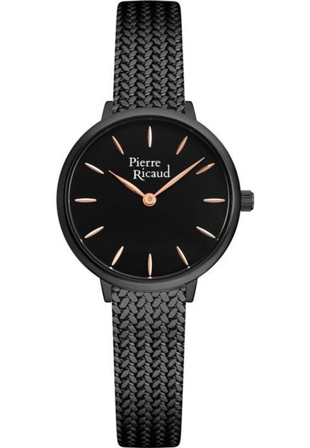 Zegarek Pierre Ricaud Zegarek damski Pierre Ricaud P22121.B114Q czarny. Kolor: czarny