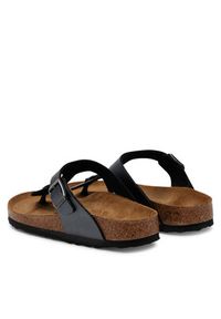 Birkenstock Japonki Gizeh BF 1021457 Szary. Kolor: szary. Materiał: skóra