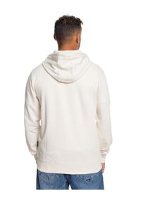 Quiksilver - Bluza na zamek BASIC ZIP Mężczyźni. Kolor: biały. Materiał: tkanina, poliester, bawełna