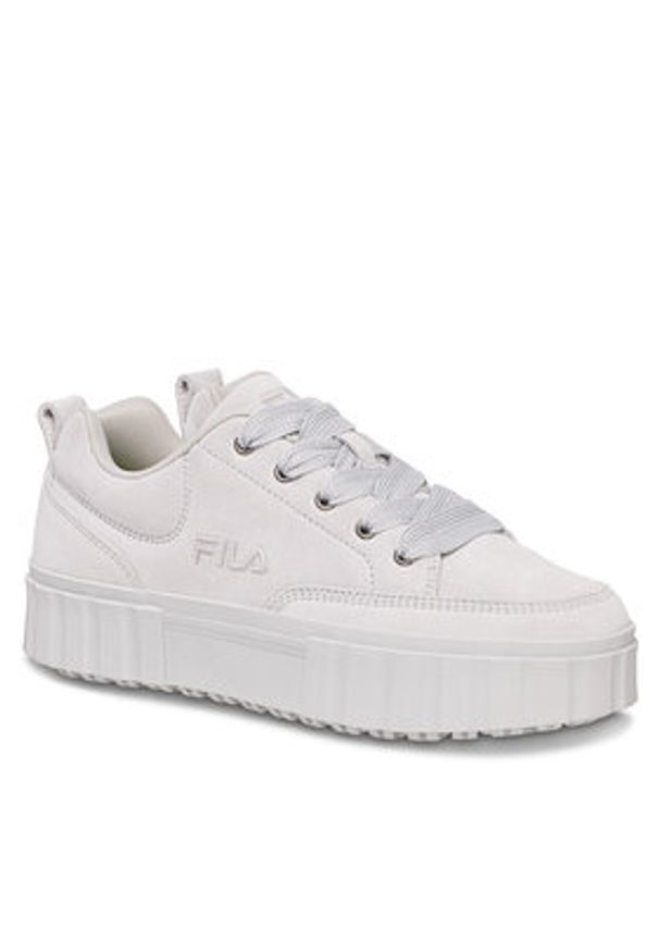 Fila Sneakersy Sandblast S Wmn FFW0190.80006 Szary. Kolor: szary. Materiał: zamsz, skóra
