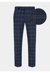 Pako Lorente - PAKO LORENTE – Granatowe spodnie garniturowe P21WF-6G-032-G. Kolor: niebieski. Materiał: poliester, elastan, wiskoza. Długość: długie. Styl: elegancki #3