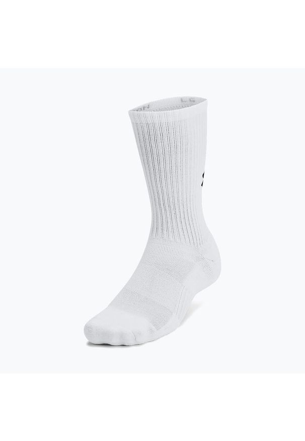 Skarpety Under Armour Training Cotton Crew 3. Kolor: biały. Sport: fitness