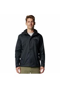 columbia - Kurtka przeciwdeszczowa męska Columbia Watertight II Jacket z kapturem. Typ kołnierza: kaptur. Kolor: czarny. Sport: turystyka piesza #1