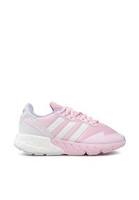 Adidas - adidas Buty Zx 1K Boost W H02936 Różowy. Kolor: różowy. Materiał: materiał