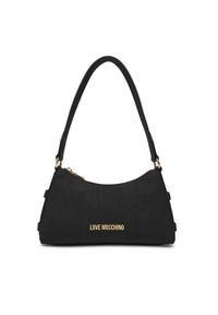 Love Moschino - LOVE MOSCHINO Torebka JC4169PP1NLB0000 Czarny. Kolor: czarny. Materiał: skórzane