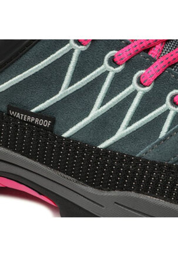 CMP Trekkingi Kids Rigel Low Trekking Shoes Wp 3Q13244J Niebieski. Kolor: niebieski. Materiał: zamsz, skóra. Sport: turystyka piesza
