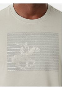 Beverly Hills Polo Club T-Shirt M1617-HR Szary Regular Fit. Typ kołnierza: polo. Kolor: szary. Materiał: bawełna #2