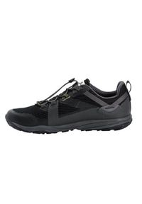Buty do chodzenia męskie Jack Wolfskin Spirit Low. Kolor: czarny. Materiał: materiał, syntetyk. Szerokość cholewki: normalna. Sport: turystyka piesza