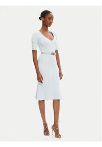 Marciano Guess Sukienka dzianinowa 5RGK07 5810Z Niebieski Regular Fit. Kolor: niebieski. Materiał: wiskoza #4
