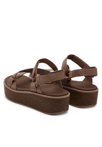 Teva Sandały Madera Wedge 1151015 Brązowy. Kolor: brązowy. Materiał: materiał #7