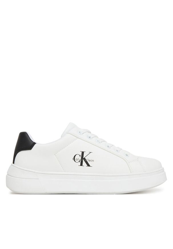 Sneakersy Calvin Klein. Kolor: biały