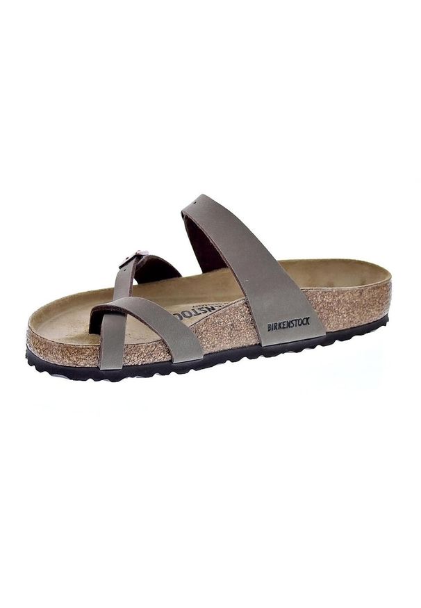 Klapki unisex Birkenstock 071061. Zapięcie: bez zapięcia. Kolor: brązowy. Materiał: materiał. Szerokość cholewki: normalna. Sport: turystyka piesza, pływanie, fitness