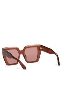 Calvin Klein Okulary przeciwsłoneczne CK23502S Brązowy. Kolor: brązowy