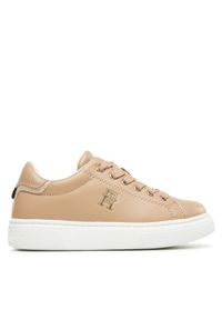 TOMMY HILFIGER - Tommy Hilfiger Sneakersy T3A9-32964-1355524 M Beżowy. Kolor: beżowy