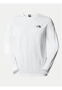 The North Face Longsleeve Simple Dome NF0A87QN Biały Regular Fit. Kolor: biały. Materiał: bawełna. Długość rękawa: długi rękaw #5