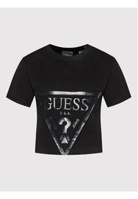 Guess T-Shirt V2YI06 K8HM0 Czarny Regular Fit. Kolor: czarny. Materiał: bawełna #4