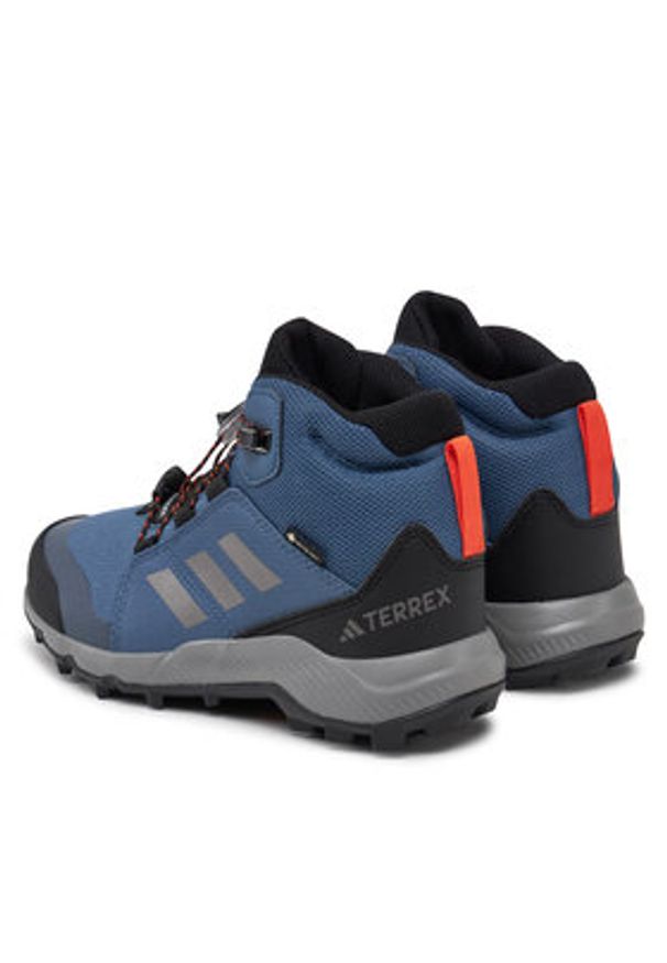 Adidas - adidas Trekkingi Terrex Mid GORE-TEX JI1355 Granatowy. Kolor: niebieski. Materiał: materiał