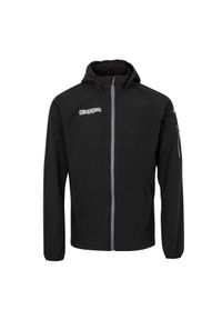 Kurtka softshellowa dla dzieci Kappa Valas. Kolor: czarny. Materiał: softshell. Sport: piłka nożna, fitness #1