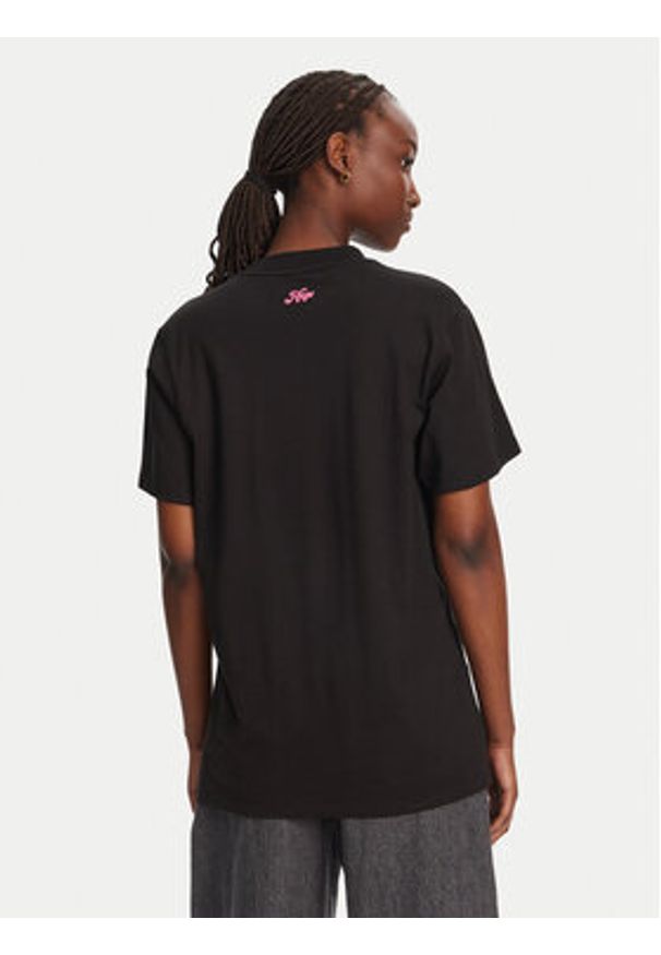 Hugo - HUGO T-Shirt 50539107 Czarny Regular Fit. Kolor: czarny. Materiał: bawełna