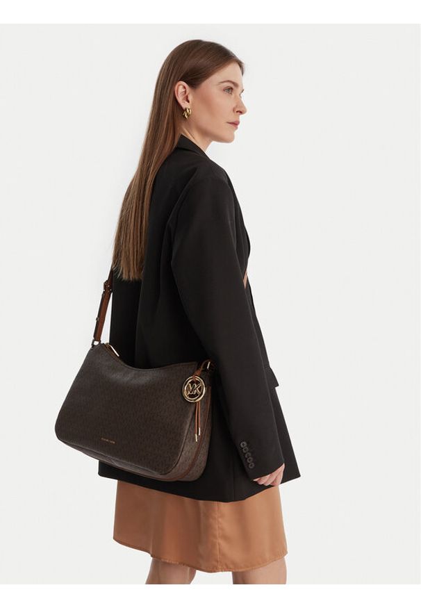 MICHAEL Michael Kors Torebka 30F5GY5M2B Brązowy. Kolor: brązowy. Materiał: skórzane