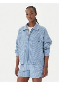 Roxy Kurtka jeansowa Beachfront Bliss ERJJK03702 Błękitny Regular Fit. Kolor: niebieski. Materiał: bawełna #1
