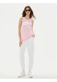 Nike Top CW2206 Różowy Regular Fit. Kolor: różowy. Materiał: bawełna #3