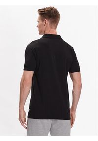 Lindbergh Polo 30-404036 Czarny Slim Fit. Typ kołnierza: polo. Kolor: czarny. Materiał: bawełna