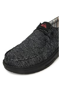 Quiksilver Półbuty WADE-01 Czarny. Kolor: czarny. Materiał: materiał #4