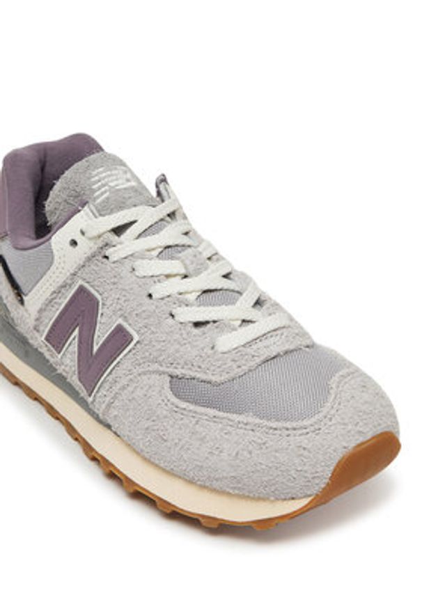 New Balance Sneakersy U574YGD Szary. Kolor: szary. Materiał: zamsz, skóra. Model: New Balance 574