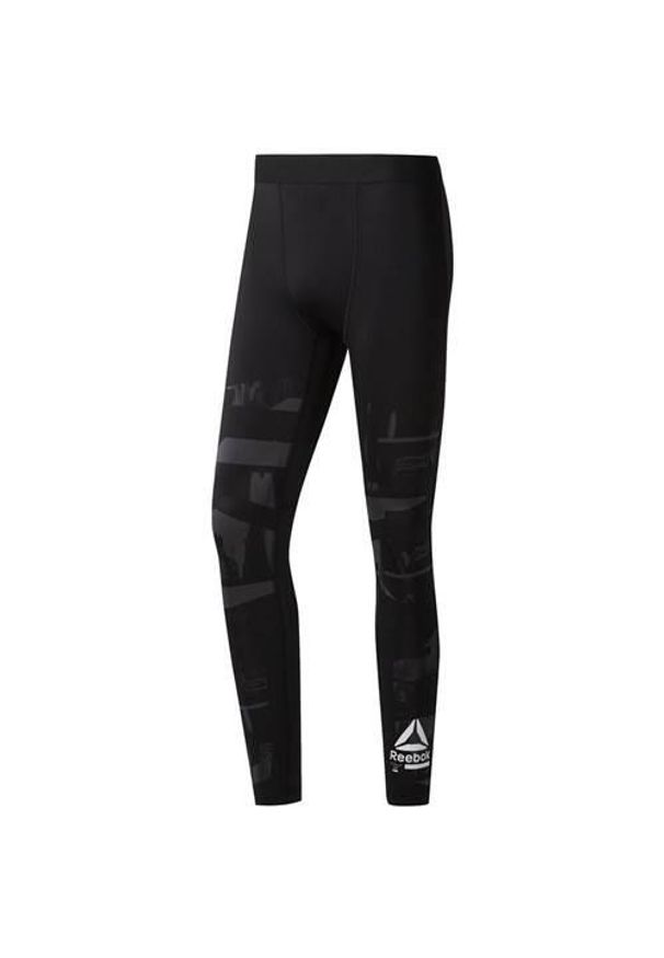 Spodnie treningowe męskie Reebok Compression. Kolor: czarny