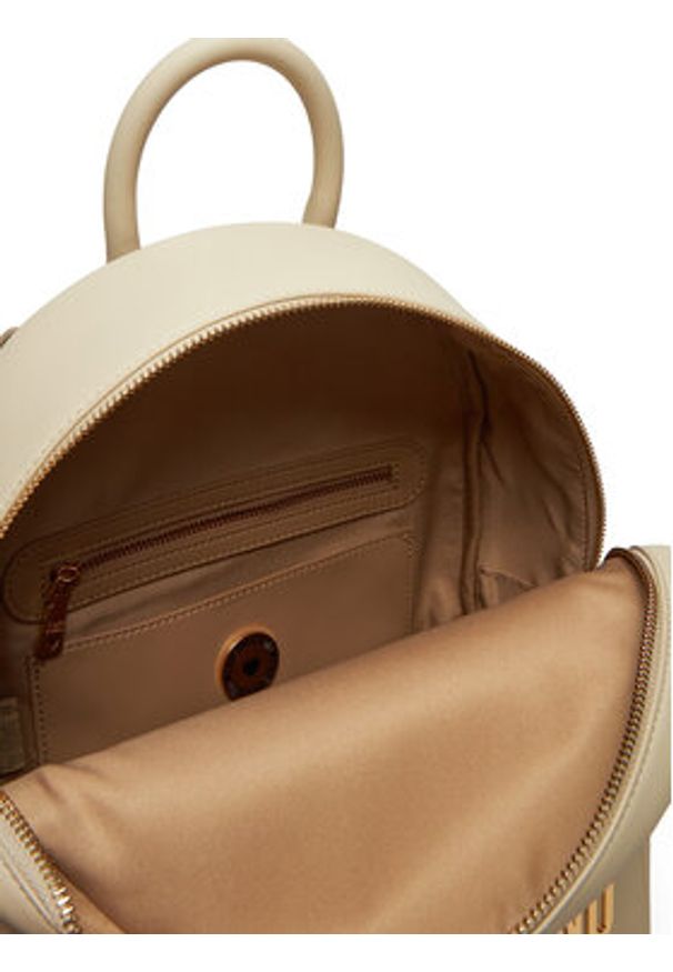 Love Moschino - LOVE MOSCHINO Plecak JC4193PP1MKD0110 Écru. Materiał: skóra
