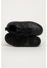 Nike Kids - Buty skórzane dziecięce Court Borough Low. Nosek buta: okrągły. Zapięcie: sznurówki. Kolor: czarny. Materiał: skóra. Szerokość cholewki: normalna. Model: Nike Court #4