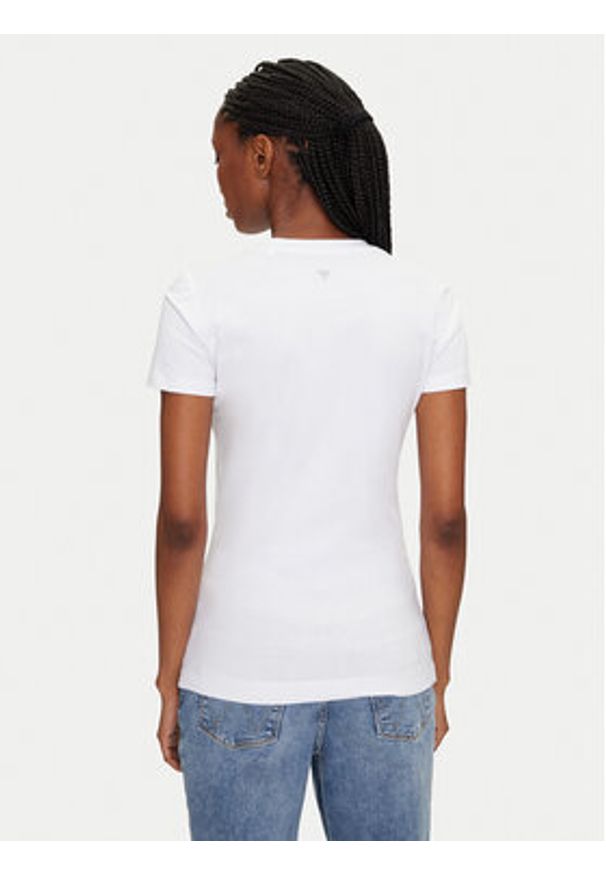 Guess T-Shirt 172941 Biały Classic Fit. Kolor: biały. Materiał: bawełna