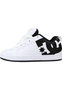 DC Shoes - Buty do chodzenia męskie DC Court Graffik Skate. Kolor: biały. Materiał: syntetyk, tkanina, skóra