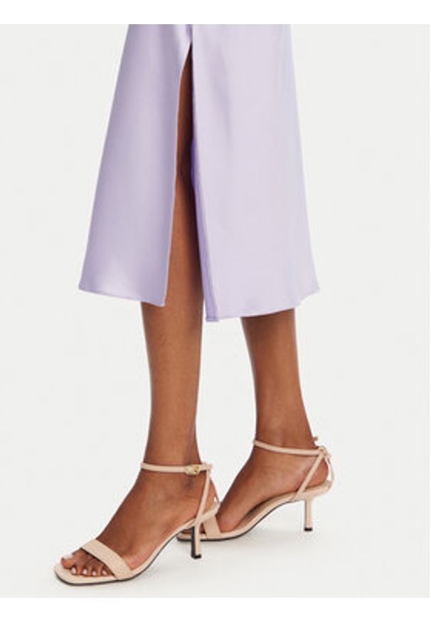 Patrizia Pepe Sukienka koktajlowa 2A2878/A563-M531 Fioletowy Regular Fit. Kolor: fioletowy. Materiał: syntetyk. Styl: wizytowy