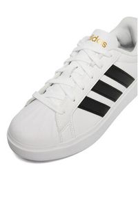 Adidas - adidas Sneakersy CEO-STREETTALK JP8275 W Biały. Kolor: biały. Materiał: skóra, materiał #8