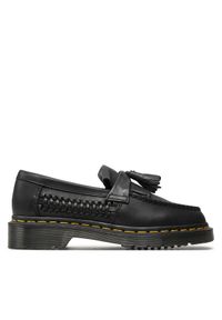 Dr. Martens Loafersy Adrian Woven 31621001 Czarny. Kolor: czarny. Materiał: skóra