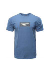 Hi-tec - T-shirt Męski Amilo. Kolor: niebieski