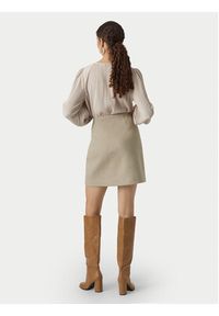 Vero Moda Spódnica ołówkowa Fortuneallison 10253954 Beżowy Slim Fit. Kolor: beżowy. Materiał: syntetyk #3