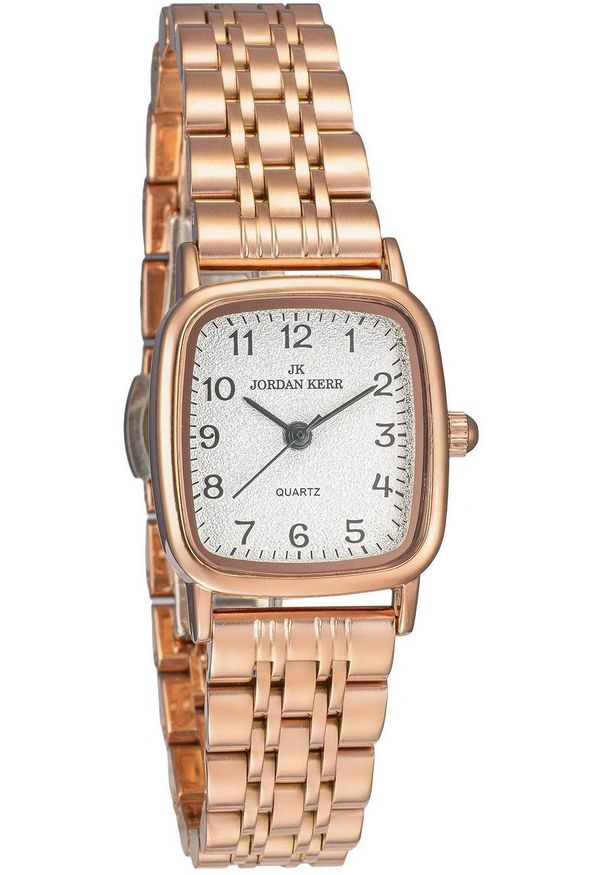 Zegarek Jordan Kerr L1074 IPRG damski kwadratowy czytelny 24 mm .